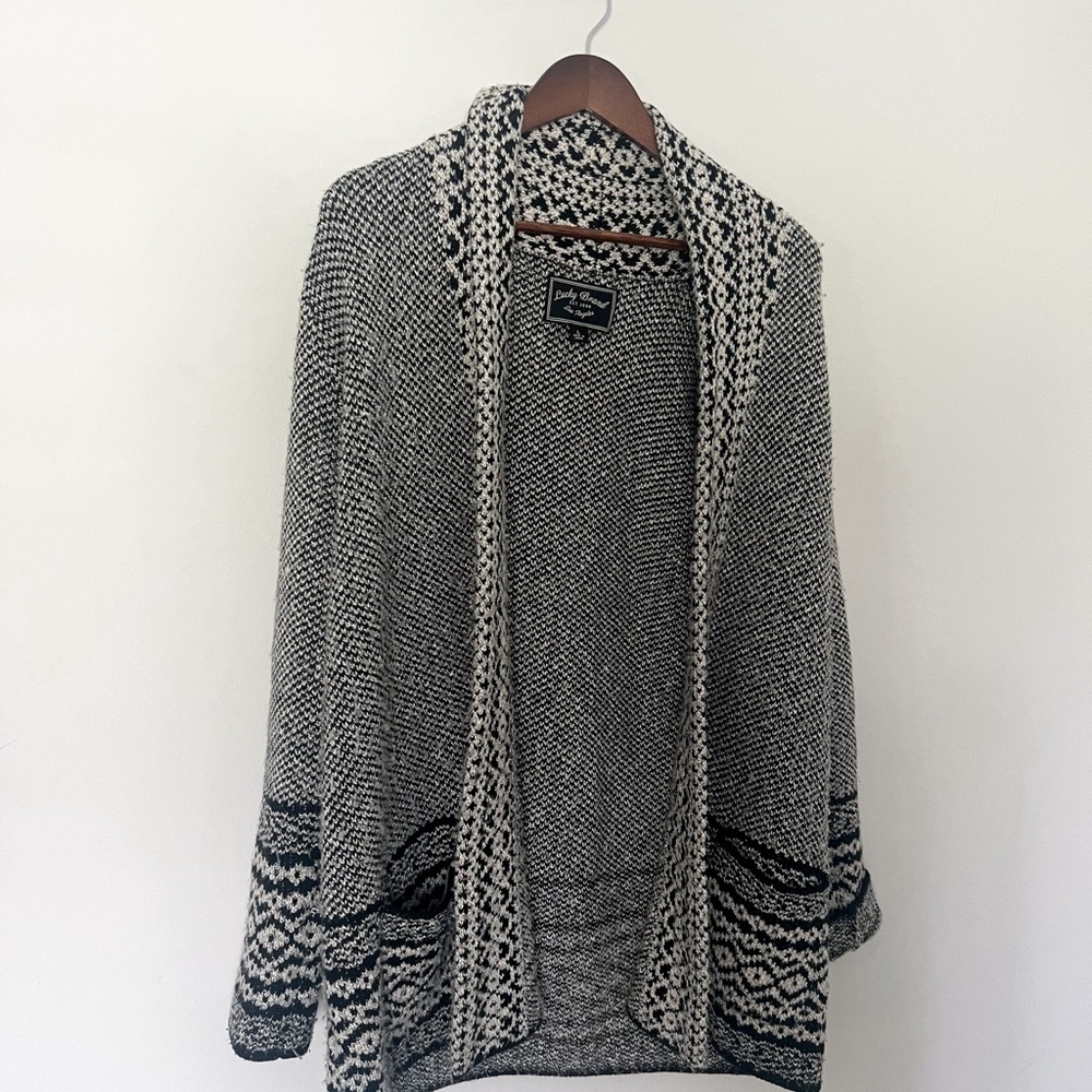 Women's Gray Patterned Sweater